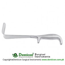 Doyen Vaginal Speculum Slightly Concave-Fig. 2 Stainless Steel, Blade Size 95 x 47 mm